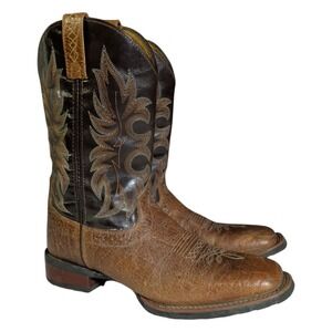 Durango Boots Men's Size 12D Western Brown Cowboy Country Boy Leather Textured